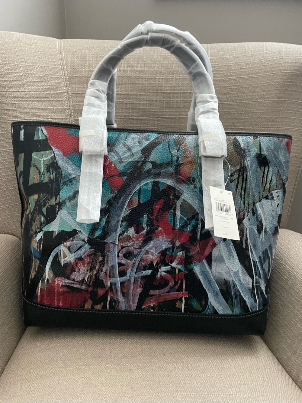 Coach X Mint + Serf Carriage Tote Black Multicolor NWT - Picture 5 of 16